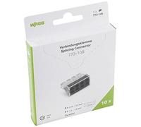 WAGO Abrazadera rígida: 0.75-2.5mm² Número de polos (num): 8 10 St. Transparente, Gris