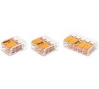 Wago - Blister abigarrado de 40 terminales de conexión automática 2,3 y 5 entradas S221 (terminal de 20-2 vías; terminal de 15-3 vías; 5-5 vías)