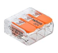 WAGO - Bolsa de 3 terminales S221 con 3 entradas de cables flexibles y rígidos de 0,5 a 6 mm²