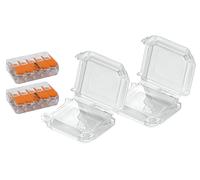 WAGO Caja de conexiones estanca IPX8, 5 entradas S221, compatible con conductores rígidos y flexibles de hasta 4 mm², libre de halógenos, resistente a los rayos UV, apta para uso en exteriores