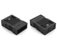 Wago Carcasa De Alivio De Tensión De 3 Polos Para Cables Dobles Negra - 770-503/023-000 [50 Piezas]