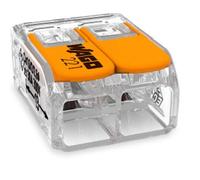 Wago-Compact 221-612 - Terminal de conexión de 2 conductores con palancas de accionamiento, cable de hasta 6 mm² (10 unidades)