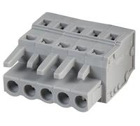 WAGO Conector de Terminal Enchufable 5 Posiciones, Paso 5mm