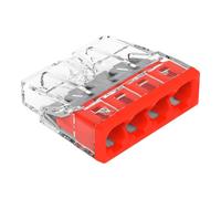 Wago Terminal de caja de conexión 2273-0204 COMPACT cuádruple - Kit de instalación eléctrica