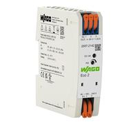 WAGO Fuente de alimentación compacta ECO 2687-2142 | 1 fase, Power supply, fuente de alimentación para carril DIN (carril DIN), CC 24 V, 1,25 A, DC OK LED