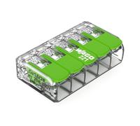 WAGO Green Range 221-423 - Terminal de conexión de 5 conductores de hasta 4 mm² con palancas para todos los tipos de escalera, 8 unidades
