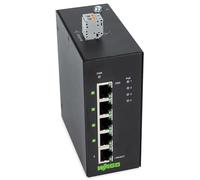 WAGO Industrial ECO Interruptor 852-1411/000-001 | 5 ETHERNET?Puertos 10/100/1000 MBit/s con auto-negociación y diagnóstico?Los LEDs en el panel frontal, soporta hasta 8000 absoluta MAC?Direcciones