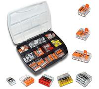 WAGO Klemme Set surtido 221-415 221-413 221-412 | | | | | 2273-203 2273-202 2273-205 2273-204 | | | | Verbindungsklemme 2273-208 incluida praktischem Sortimentskasten