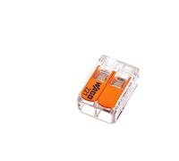 Wago palanca abrazadera de conexión 2 x 0,2 - 4 mm², 10 unidades, blv221412