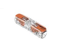 WAGO Terminal de 2 conductores, 4 mm², conector de paso con palanca, 221-2411 (10 unidades)