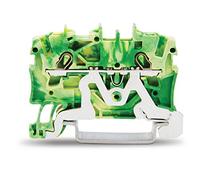Wago terminal de 2001-1207 protección para dos conductores - 1,5 mm² - para aplicaciones Ex e II - carril 35 x 15 y 35 x 7,5 - Push-en CAGE CLAMP
