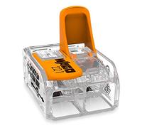 Wago Terminales de conexión compactos Serie 222 – 2 conductores 0,5–6 mm² con palanca, 50 uds
