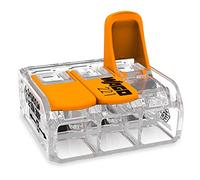 WAGO 221-613 - Terminal de conexión, 6 mm², 3 conductores