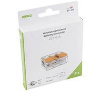 WAGO Terminales de conexión 221-613 | 3 polos, hasta 6 mm², conector de cable compacto con palanca para todos los tipos de conductores en todo el mundo, seguridad confirmada de aplicación, 8 unidades