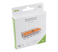 WAGO Terminales de conexión 221-615 | 5 polos, hasta 6 mm², conector de cable compacto con palanca para todos los tipos de conductores en todo el mundo, seguridad de aplicación confirmada, 6 unidades