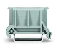 WAGO universal adaptador de ángulo 222-510 | Adaptador de ángulo en combinación con un adaptador de montaje; 221-500 o 222-500, para montaje en riel DIN de 35, de 10 piezas, gris
