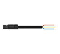 WAGO Winsta Cable Preensamblado De 3 Polos 3M Negro - 774-9993/207-301