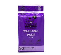 Wags & Wiggles Pet Training & Puppy Pads Almohadillas para orina de Perro, Morado, 21" x 21"-50 Count
