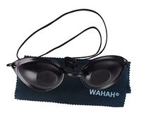 Wahah Mascarilla hidratante para aliviar los ojos seca, máscara de ojos CPAP para dormir, la mejor máscara de ojos para dormir para mujer y hombre (oscura)