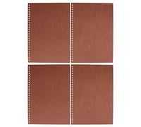 WAHEWUD 20 Piezas Cubiertas de Presentación de Encuadernación de Papel, Cubierta de Informe de Plástico PP Engrosado, Materiales de Encuadernación de Libros para Proyectos