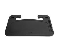 WAHEWUD Bandeja Multifuncional para Auto con Portavasos y Escritorio para Computadora Portátil, Bandeja de Comida de Viaje ABS Portátil para Comer, Escribir y Organizar, Se Adapta a la