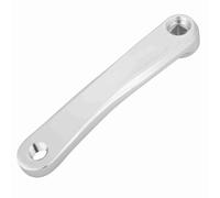 WAHEWUD Bicicleta Aleación de aluminio Izquierda Cadena única Brazo de manivela Accesorio de reemplazo Ligero Alta resistencia Resistencia a la deformación Durable Uso prolongado (trou carré)