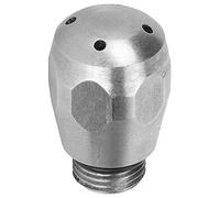 WAHEWUD Coffee Steam Nozzle, Coffee Machine Supply 4 Hole Design Stainless Steel Material Quick To Install, Steam Nozzle Tip Spout For Cafes Restaurants Milk Tea Shops