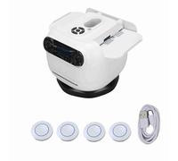 WAHEWUD Distribuidor barajador de Cartas automático Máquina barajadora de Cartas eléctrica Recargable, programable, con rotación de 360°, con 4 Controladores para hasta 8 Jugadores y