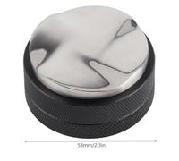 WAHEWUD Espresso Press Tool, Espresso Tamper 58mm Professional Adjustable Stainless Steel Easy to Operate, Coffee Accessories Tamper for Home Barista Commercial Use (Yotsuba)