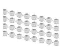 WAHEWUD Guirnalda de Cristal Acrílico de 10 M/Rollo de 10 Mm, Cristales Colgantes, Cortables a Cualquier Longitud, Destellos y Brillos, Cuentas para Árboles de Navidad, para Bodas