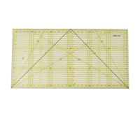 WAHEWUD Regla de acolchado acrílica para coser Plantilla de patchwork transparente con líneas de cuadrícula precisas para proyectos de corte y manualidades de tela, herramienta de