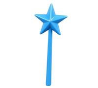 WAHEWUD Star Seasoning Wand Shaker Magic Fairy Forma de pentagrama Dispensador de tres orificios Luz extraíble recargable Operación con una mano Accesorios de cocina de plástico (Azul)