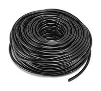 WAHEWUD Tubo de riego por goteo de 164 pies 1/4 pulgadas, tubo de riego de jardín de PVC flexible para macizos de flores y césped, línea de suministro de agua duradera para plantas