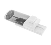 WAHEWUD Wall-Mounted Single Bottle Manual Soap Dispenser Shampoo Box Rest Room Washroom Toilet Hand Washing Liquid Shampoo Shower Gel Machine Liquid Soap Dispenser & Holder 500ml (White)