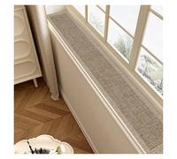 WAHHWF Alfombrilla de Ventana Tapete de Cuero para alféizar de Ventana con Base Antideslizante, Textura de Lino y algodón, Protector de alféizar Estilo rústico(Style F,6x98.4in/15x250cm)