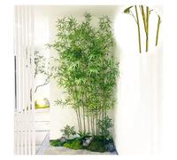 WAHHWF Bambú Árboles Artificiales Planta de bambú Artificial Extra Grande, árboles de Seda sintética de bambú de plástico Falso Altos Pantalla de privacidad Oficina(15 Pack,1m/3.3ft Tall)