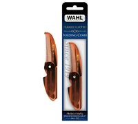 Wahl 3326 Peine plegable para barba y bigote para el cuidado de los hombres, hecho a mano y cortado a mano con acetato de celulosa, dientes cónicos suaves, redondeados