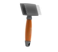 Wahl Cepillo de nailon grande para mascotas, Cepillo de aseo profesional, Cepillo para mascotas para perros y gatos, Herramientas de aseo para mascotas, Pinceles para animales de pelo corto largo, mango de gel