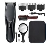 WAHL Cordless Close Cut Hair Clipper Kit - Corte de pelo ultrapreciso (0,3 mm), recargable por USB, 120 minutos de autonomía, kit de aseo para hombres, negro
