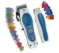 Wahl Cortapelos inalámbrico recargable de iones de litio Color Pro para hombres con tecnología de carga inteligente y recortadora de pelo a batería para cortar el pelo y retoques cómodos en casa,