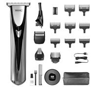 "WAHL Elite All en 1 Multigroomer, Recorte de cuerpo completo, Cabezales de cuchillas lavables, Recorte de nariz, aseo de orejas, Batería de larga duración, Perfecto para él, Fácil mantenimiento"