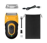 WAHL Extreme Grip Shaver - Láminas flexibles, agarre antideslizante, fácil limpieza, afeitado cómodo, diseñada para viajes y un uso rápido, 60 minutos de autonomía, indicador LED de carga de litio