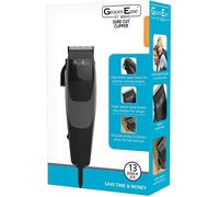 Wahl GroomEase Set Cortapelos Trimmer Negro Con Peines Guía 1-8