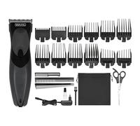Wahl Haircut & Beard Cortapelos con Cable/Inalámbrico | Motor potente, cuchilla de acero inoxidable, diseño delgado y curvo, 10 peines accesorios, 60 minutos de autonomía