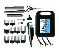Cortapelo Wahl 9243-2216 Home Pro Kit - Accesorios, 10 Peines Guía, Autoafilable, Con cable