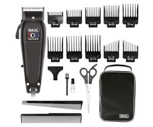 WAHL Home Pro 300 Cortadora de pelo eléctrica para hombres, con cable y con palanca de ajuste de la longitud de corte (de 1 a 3 mm), 8 peines guía, más de 24 ajustes de corte