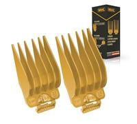 WAHL Juego de protectores de fijación de ajuste seguro para estilos de cabello largo y decoloración, 2 peines guía de tamaño completo para un mayor rendimiento de corte, modelo 3025025