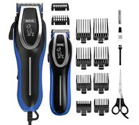 Wahl Kit completo de cortadora y recortadora para perros, cortaúñas para perros, aseo completo, cortaúñas con cable de bajo ruido, recortadoras de mascotas, mascotas de novio en casa