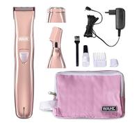 WAHL Ladies Face and Body Hair Remover, Afeitadora femenina, afeitadora rotativa para mujeres, moldeador de cejas, peine accesorio, recortadora facial para mujeres