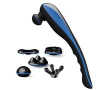 Wahl Masajeador inalámbrico de tejido profundo, masaje inalámbrico, ajustes de velocidad ajustables, masajeadores de percusión, cinco accesorios de masaje, libera nudos musculares, mejora la